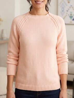 Vintage 100% Cotton Mockneck Sweater BNWT